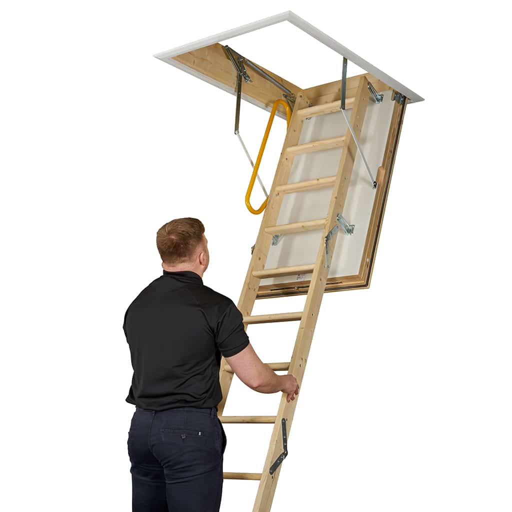 TB Davies LUXFOLD Wooden Loft Ladder