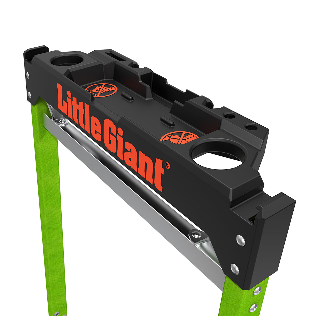 Little Giant HiViz Green Fibreglass Jumbo Steps