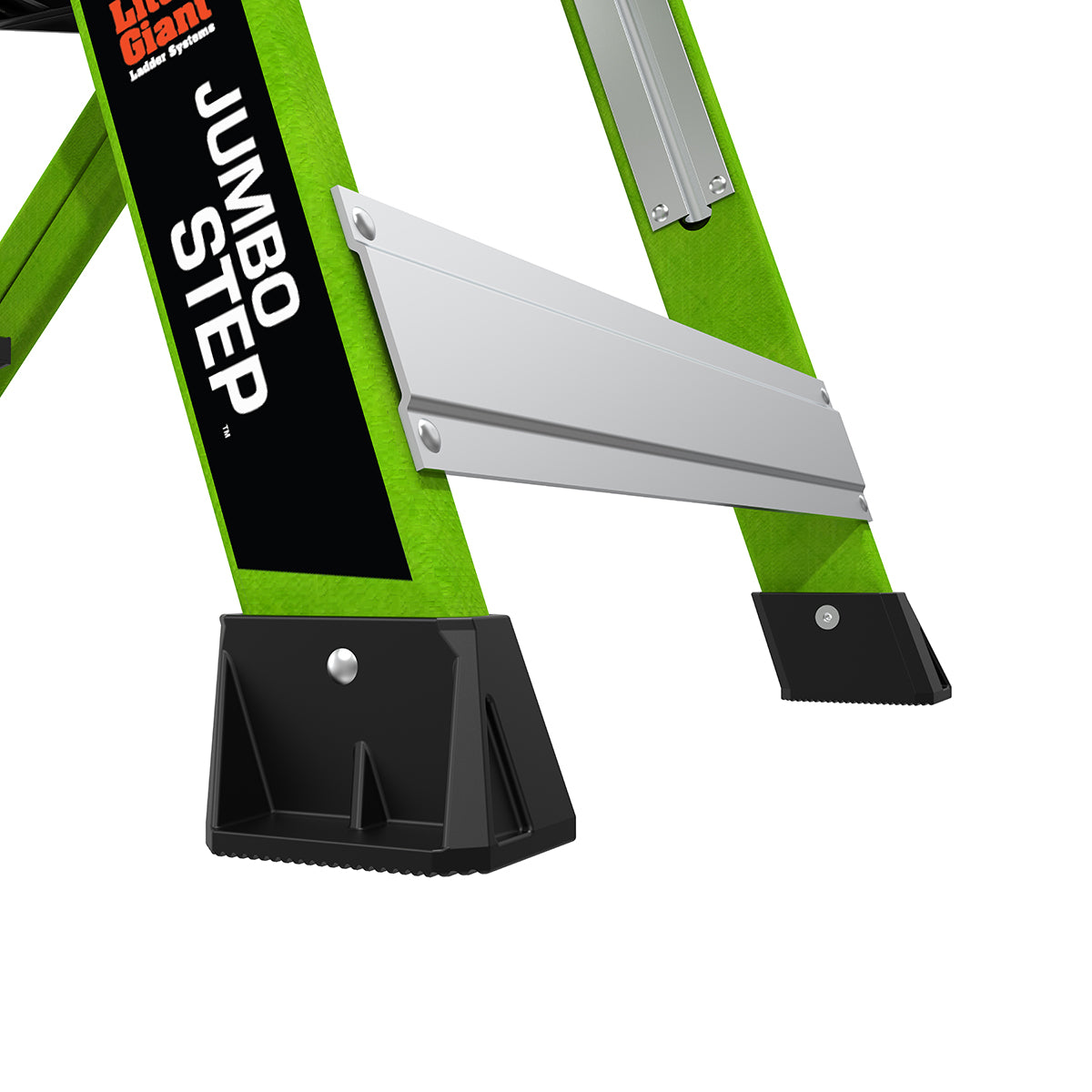 Little Giant HiViz Green Fibreglass Jumbo Steps