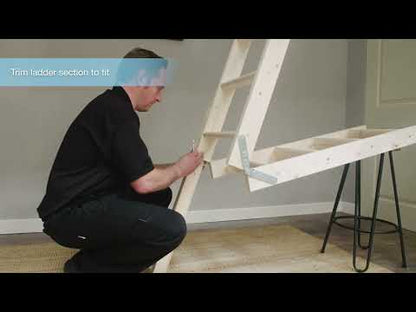 TB Davies ENVIROFOLD Wooden Loft Ladder