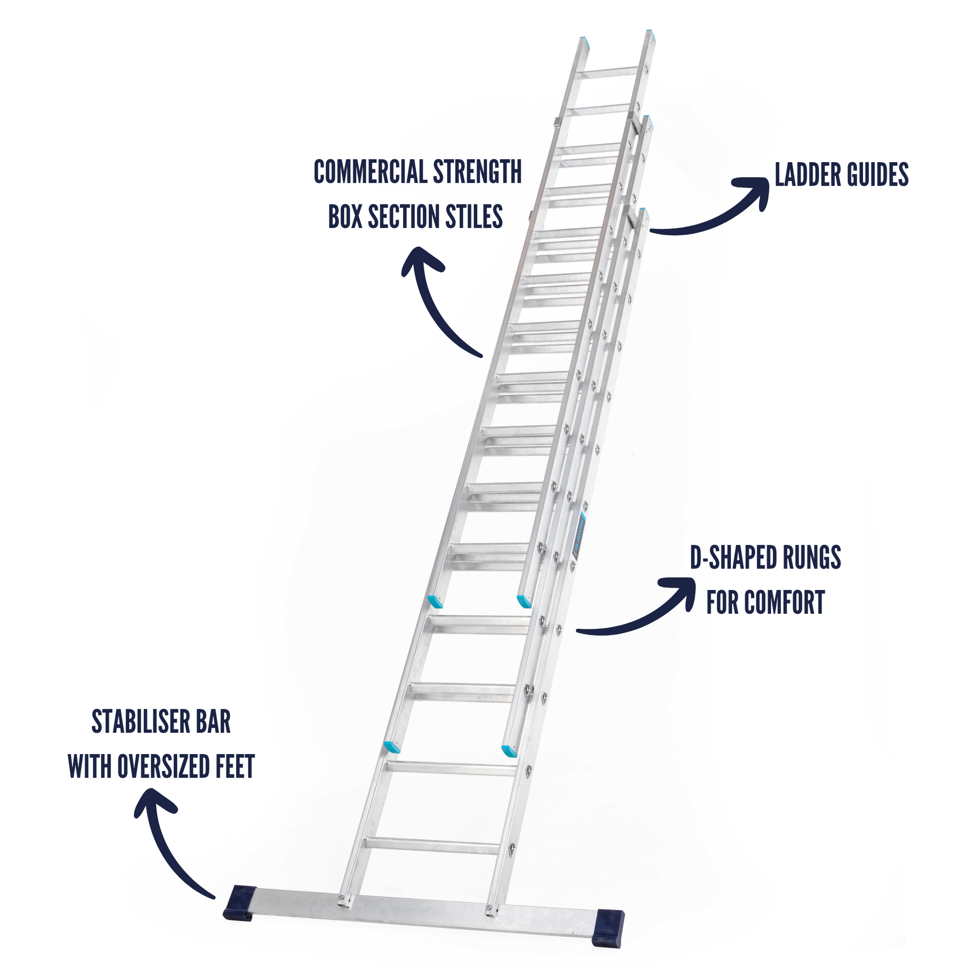 TB Davies TASKMASTER Professional Extension Ladders