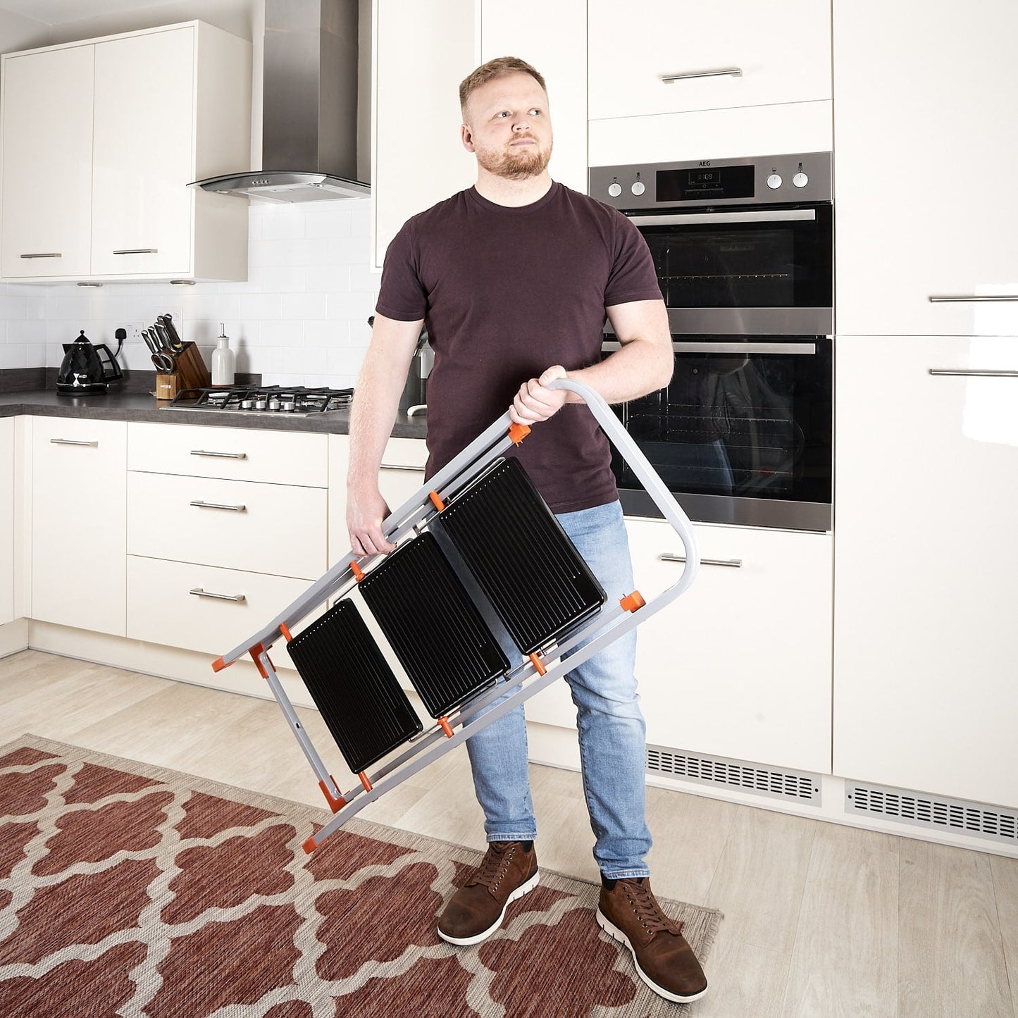 TB Davies SLIMLINE-S Steel Step Stool