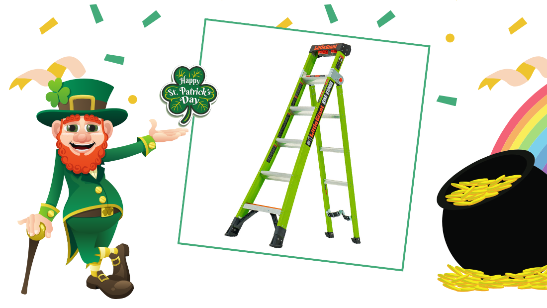 Celebrate St. Patrick's Day with Little Giant's HiViz Green Ladders ...