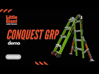 Little Giant Conquest All-Terrain GRP Fibreglass Multi-purpose Ladder